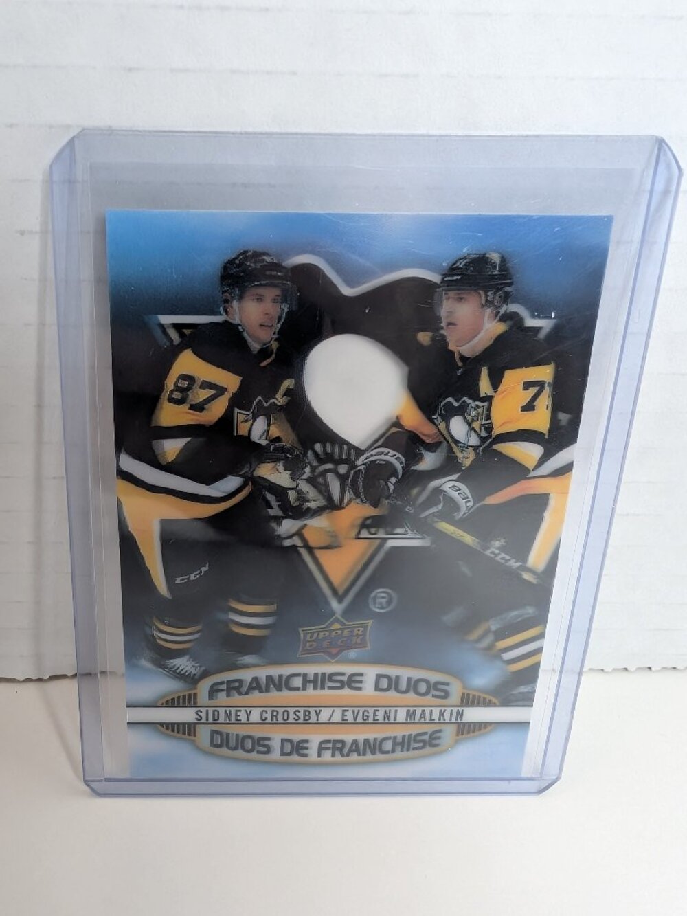 2019-2020 Upper Deck Tim Horton Hockey Card Franchise Duos - D18 Crosby/Malkin